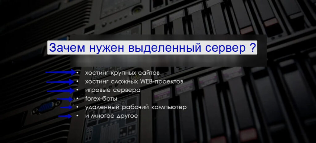Зачем нужен выделенный сервер