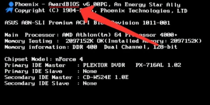 Информация о BIOS