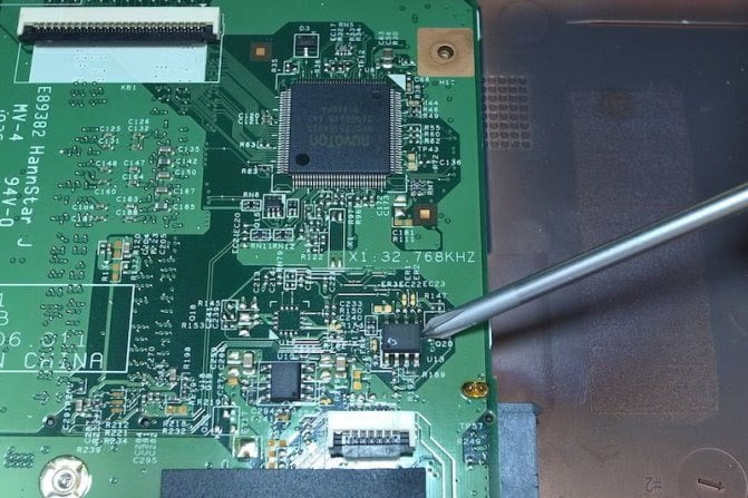 BIOS на ноутбуке