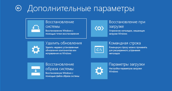 Восстановление системы